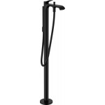 Bathtub tap Floor-standing external part material: Brass, color: Black surface: Matt Bathtub tap Floor-standing external part material: Brass, color: Black surface: Matt Floor standing