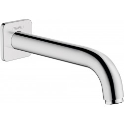 Spout (Nozzle) 21,6cm Wall-mounted material: Brass, color: Chrome surface: Glossy Bath spouts