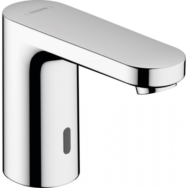 Wash basin tap Deck-mounted electronic material: Brass With non-closing waste set Μ size, color: Chrome surface: Glossy Deck-mounted