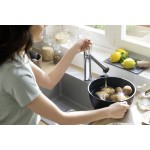 Kitchen tap Deck-mounted material: Brass With Pull-Out Spray 2 jets, color: Chrome surface: Glossy Deck-mounted Kitchen tap Deck-mounted material: Brass With Pull-Out Spray 2 jets, color: Chrome surface: Glossy Deck-mounted