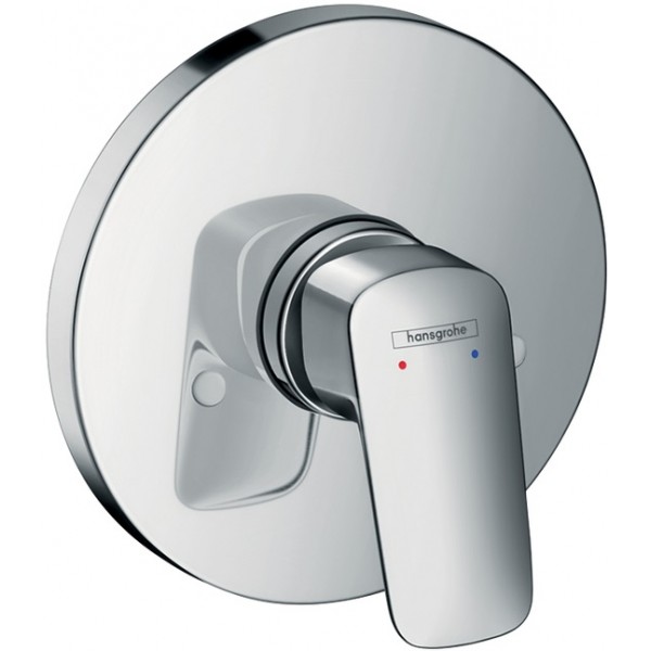 Shower tap Wall-mounted concealed - complete set 1 way material: Brass mixer With plate without hand shower, hose and holder, color: Chrome surface: Glossy Wall-mounted - external part Shower tap Wall-mounted concealed - complete set 1 way material: Brass mixer With plate without hand shower, hose and holder, color: Chrome surface: Glossy Wall-mounted - external part
