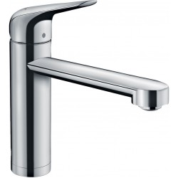 Kitchen tap Deck-mounted material: Brass, color: Chrome surface: Glossy Deck-mounted