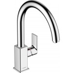 Kitchen tap Deck-mounted material: Brass, color: Chrome surface: Glossy Deck-mounted Kitchen tap Deck-mounted material: Brass, color: Chrome surface: Glossy Deck-mounted