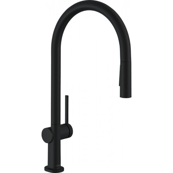 Kitchen tap Deck-mounted material: Brass With Pull-Out Spray 2 jets, color: Black surface: Matt Kitchen tap Deck-mounted material: Brass With Pull-Out Spray 2 jets, color: Black surface: Matt