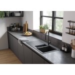 Kitchen tap Deck-mounted material: Brass with shower, color: Black surface: Matt Deck-mounted Kitchen tap Deck-mounted material: Brass with shower, color: Black surface: Matt Deck-mounted