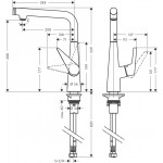 Kitchen tap Deck-mounted material: Brass, color: Chrome surface: Glossy Deck-mounted Kitchen tap Deck-mounted material: Brass, color: Chrome surface: Glossy Deck-mounted