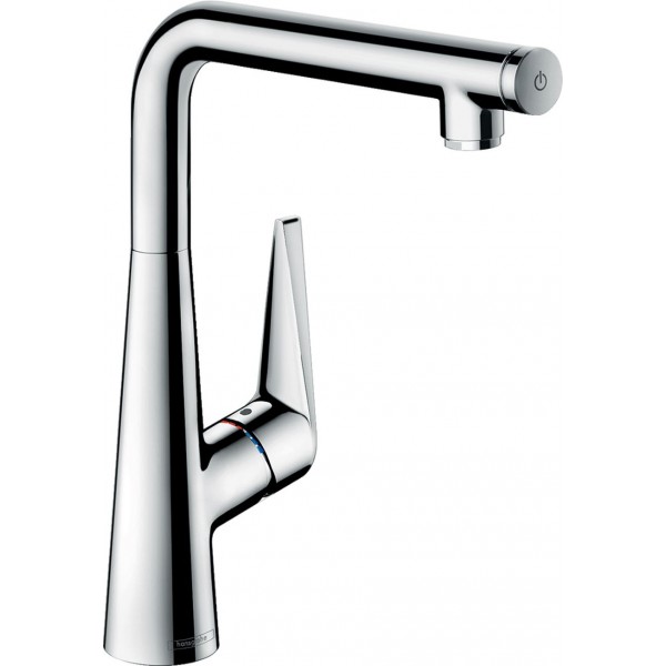 Kitchen tap Deck-mounted material: Brass, color: Chrome surface: Glossy Deck-mounted Kitchen tap Deck-mounted material: Brass, color: Chrome surface: Glossy Deck-mounted