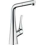Kitchen tap Deck-mounted material: Brass With Pull-Out Spray 1 jet, color: Chrome surface: Glossy Deck-mounted Kitchen tap Deck-mounted material: Brass With Pull-Out Spray 1 jet, color: Chrome surface: Glossy Deck-mounted
