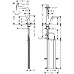 Μπαταρία κουζίνας επικαθήμενη από ορείχαλκο με ντους 240, Sbox, pull-out 2 ροών, χρώμα: Χρωμέ επιφάνεια: Γυαλιστερή Επικαθήμενες