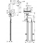 Kitchen tap Deck-mounted material: Brass With Pull-Out Spray 2 jets, color: Black surface: Matt