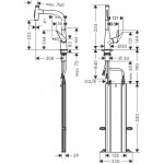 Kitchen tap Deck-mounted material: Brass With Pull-Out Spray 2 jets Stainless Steel Finish, color: Chrome surface: Brushed Deck-mounted Kitchen tap Deck-mounted material: Brass With Pull-Out Spray 2 jets Stainless Steel Finish, color: Chrome surface: Brushed Deck-mounted