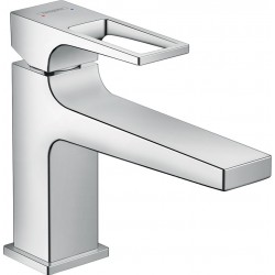 Wash basin tap Deck-mounted material: Brass mixer With push-open waste set Μ size, color: Chrome surface: Glossy