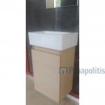 Furniture base with washbasin 43x35x60 material: Sea plywood 1 basin wall mounted, color: Beech wood Cabinets with wash basin Furniture base with washbasin 43x35x60 material: Sea plywood 1 basin wall mounted, color: Beech wood Cabinets with wash basin