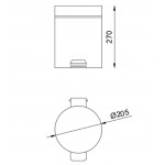 Χαρτοδοχείο stainless steel satin από inox 5 lt επιδαπέδιος τύπος κλειστό, χρώμα: Χρωμέ επιφάνεια: Βουρτσισμένη Χαρτοδοχεία Χαρτοδοχείο stainless steel satin από inox 5 lt επιδαπέδιος τύπος κλειστό, χρώμα: Χρωμέ επιφάνεια: Βουρτσισμένη Χαρτοδοχεία