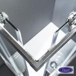 Shower enclosure Rectangle 110x80x195 6mm sliding surface: Glossy, color: Chrome Rectangular Shower enclosure Rectangle 110x80x195 6mm sliding surface: Glossy, color: Chrome Rectangular