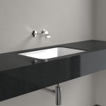 Νιπτήρας υποκαθήμενος 57x37 από πορσελάνη White Alpin (63x43) με υπερχείλιση, χρώμα: Λευκό επιφάνεια: Γυαλιστερή Υποκαθήμενοι