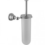 Brush (broom) material: Brass Wall-mounted, color: Chrome surface: Glossy Toilet brush holders Brush (broom) material: Brass Wall-mounted, color: Chrome surface: Glossy Toilet brush holders
