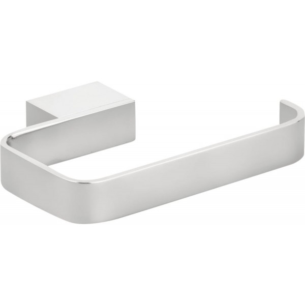 Paper holder no cover material: Brass 13,5x9x2, color: Chrome surface: Glossy Toilet paper holders