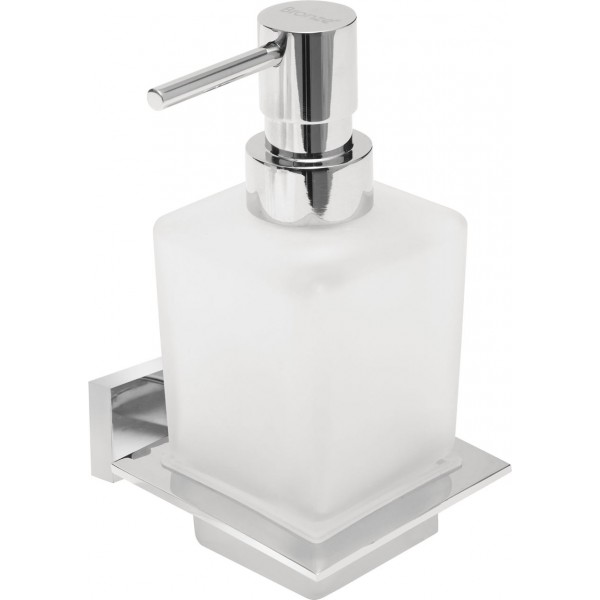 Dispenser από ορείχαλκο επίτοιχος τύπος με στρογγυλή λαβή, 225ml, χρώμα: Χρωμέ επιφάνεια: Γυαλιστερή Dispenser