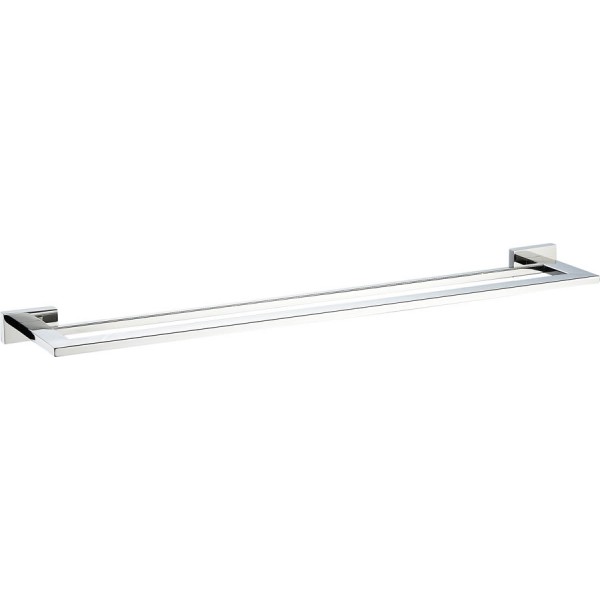 Towel 64x12x3 Fixed double material: Brass, color: Chrome surface: Glossy Towel 64x12x3 Fixed double material: Brass, color: Chrome surface: Glossy