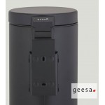 Χαρτοδοχείο από ορείχαλκο Φ22x23,2 3 lt επίτοιχος τύπος κλειστό, χρώμα: Μαύρο επιφάνεια: Ματ Χαρτοδοχεία Χαρτοδοχείο από ορείχαλκο Φ22x23,2 3 lt επίτοιχος τύπος κλειστό, χρώμα: Μαύρο επιφάνεια: Ματ Χαρτοδοχεία