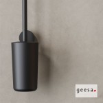 Brush (broom) material: Brass Wall-mounted, color: Black surface: Matt Toilet brush holders Brush (broom) material: Brass Wall-mounted, color: Black surface: Matt Toilet brush holders
