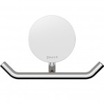Hook double Flat wall mounted material: Brass, color: Chrome surface: Glossy Hook double Flat wall mounted material: Brass, color: Chrome surface: Glossy Hooks