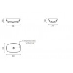 Washbasin Free standing 60x38x16 material: Porcelain With one hole Without overflow, color: White surface: Glossy Free standing Washbasin Free standing 60x38x16 material: Porcelain With one hole Without overflow, color: White surface: Glossy Free standing