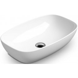 Washbasin Free standing 60x38x16 material: Porcelain With one hole Without overflow, color: White surface: Glossy Free standing