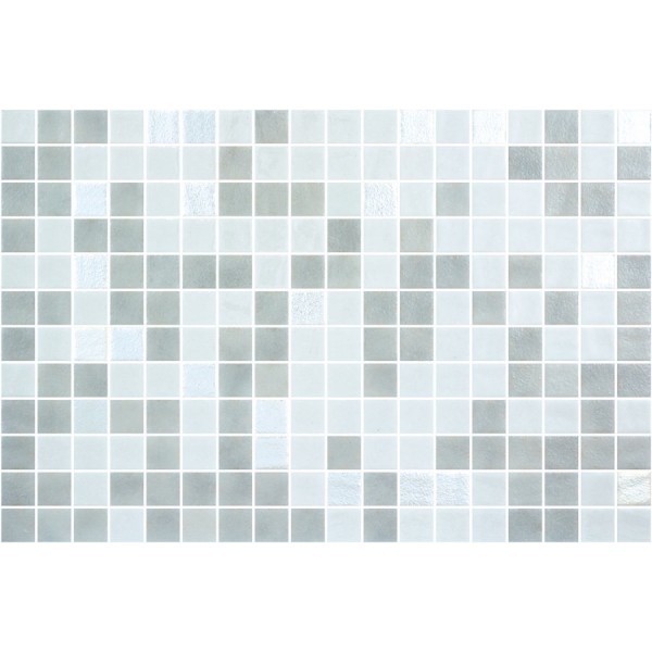 Ψηφίδα 2,5x2,5 Ισπανίας, σχήμα: Τετράγωνο Α’ διαλογής επιφάνεια: Γυαλιστερή, απόχρωση: Λευκό/Γκρι Ψηφίδες