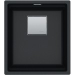 Sink Granite 37x42 free Undermount 1 bowl Onyx, color: Black Granite
