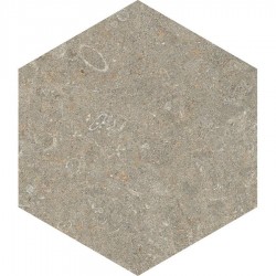 Floor tiles 25x21,6 Italy naturale, esagona, 9mm, style: stone 1st choice rettificato surface: Matt, hue: Grey Plain tiles