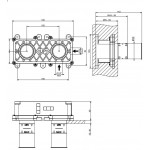 Wash basin tap Wall-mounted - concealed part mixer Wall-mounted - concealed part Wash basin tap Wall-mounted - concealed part mixer Wall-mounted - concealed part