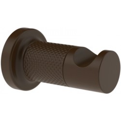 Hook Flat wall mounted material: Brass single, color: Bronze surface: Brushed Hooks