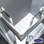 Shower enclosure Rectangle 100x90x195 6mm sliding surface: Glossy, color: Chrome Rectangular