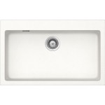 Sink Granite 79x50 free nested 1 bowl Alpina/ Superwhite, color: White Granite