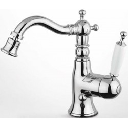 Bidet mixer material: Brass, color: Chrome surface: Glossy Deck-mounted