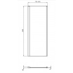 Καμπίνα ντουζιέρας ευθύγραμμη 80x200 8mm σταθερή κρύσταλλο ασφαλείας με επίστρωση Clean Glass επιφάνεια: Γυαλιστερή, χρώμα: Χρωμέ Ευθύγραμμες Καμπίνα ντουζιέρας ευθύγραμμη 80x200 8mm σταθερή κρύσταλλο ασφαλείας με επίστρωση Clean Glass επιφάνεια: Γυαλιστερή, χρώμα: Χρωμέ Ευθύγραμμες