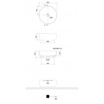 Furniture base with washbasin 52x52x76 material: Wood composite 1 basin countertop, color: Black Cabinets with wash basin Furniture base with washbasin 52x52x76 material: Wood composite 1 basin countertop, color: Black Cabinets with wash basin