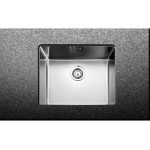 Sink Stainless (Steel) 50x40 material: Inox surface: Matt free Undermount 1 bowl, color: Chrome Sink Stainless (Steel) 50x40 material: Inox surface: Matt free Undermount 1 bowl, color: Chrome