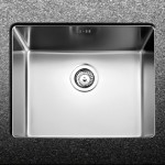 Νεροχύτης ανοξείδωτος 50x40 από inox επιφάνεια: Λεία ματ χωρίς πάγκο υποκαθήμενος, 1 γούρνα (54x44cm), χρώμα: Χρωμέ Ανοξείδωτοι