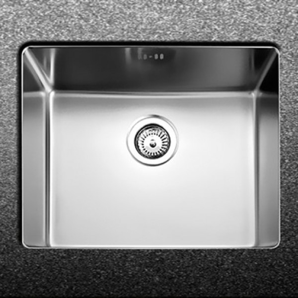 Νεροχύτης ανοξείδωτος 50x40 από inox επιφάνεια: Λεία ματ χωρίς πάγκο υποκαθήμενος, 1 γούρνα (54x44cm), χρώμα: Χρωμέ Ανοξείδωτοι