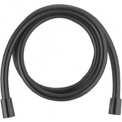 Σπιράλ 150cm από πλαστικό Brushed Black Chrome, χρώμα: Μαύρο επιφάνεια: Βουρτσισμένη Σπιράλ τηλεφώνου
