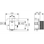 Urinal mechanism material: Plastic Flush valve systems