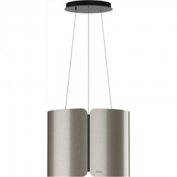 Absorber Chimney center 42cm, style: 250 W, color: Chrome/Black Ceiling-mounted chimney hoods