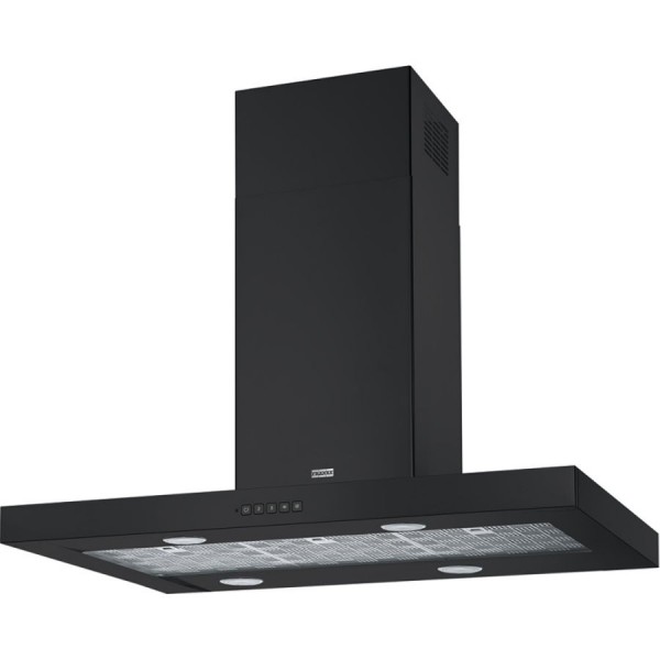 Absorber Chimney center 90cm, style: 270 W, color: Black Ceiling-mounted chimney hoods Absorber Chimney center 90cm, style: 270 W, color: Black Ceiling-mounted chimney hoods