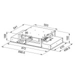 Απορροφητήρας εντοιχιζόμενος οροφής 90cm 220 W, χρώμα: Λευκό Απορροφητήρες οροφής Απορροφητήρας εντοιχιζόμενος οροφής 90cm 220 W, χρώμα: Λευκό Απορροφητήρες οροφής