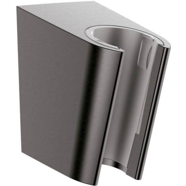 Στήριγμα ντους σταθερό από ορείχαλκο 37mm, brushed black chrome, χρώμα: Γκρι Σκούρο επιφάνεια: Βουρτσισμένη Στηρίγματα ντους