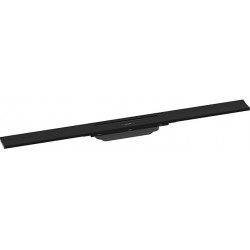 Shower channel cover material: Inox, color: Black Linear shower drains