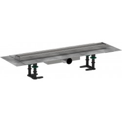 Shower channel material: Inox 60cm, color: Chrome Linear shower drains